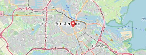 Mapa mesta Amsterdam
