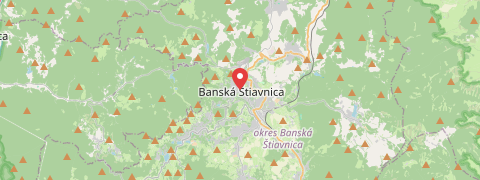 Mapa mesta Banská Štiavnica