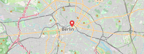 Mapa mesta Berlín