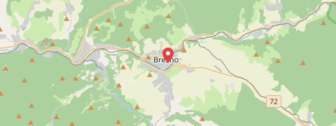 Mapa mesta Brezno