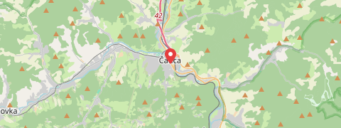 Mapa mesta Čadca