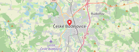 Mapa mesta České Budějovice