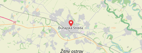 Mapa mesta Dunajská Streda
