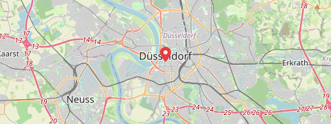 City map Düsseldorf