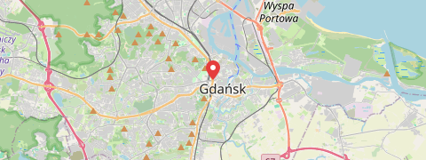 Mapa mesta Gdańsk