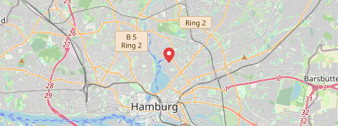 Mapa mesta Hamburg