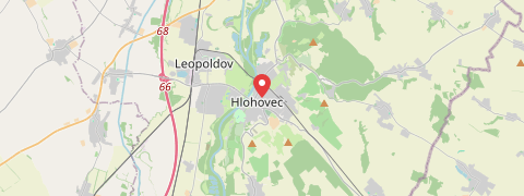 Mapa mesta Hlohovec