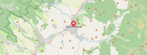 Mapa mesta Kežmarok