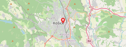 Mapa mesta Košice