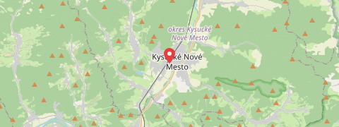 City map Kysucké Nové Mesto