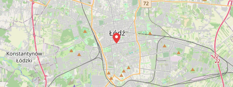 Mapa mesta Lodž