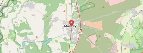 Mapa mesta Malacky