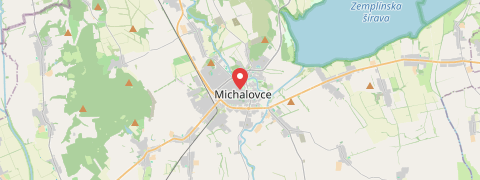 City map Michalovce