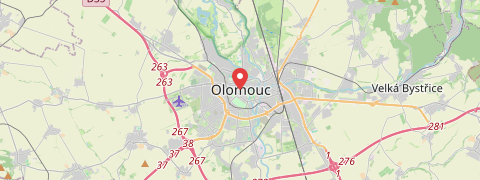 Mapa mesta Olomouc