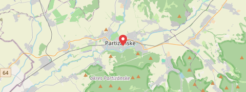 City map Partizánske