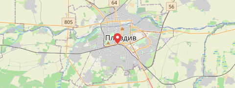 Mapa mesta Plovdiv
