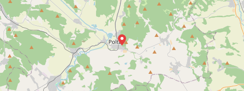 Mapa mesta Poltár