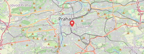 Mapa mesta Praha