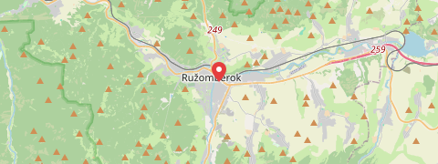 City map Ružomberok