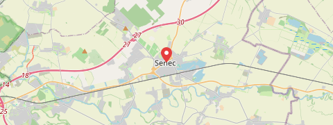 Mapa mesta Senec
