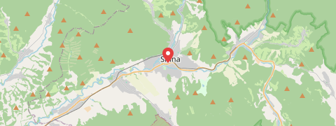 Mapa mesta Snina
