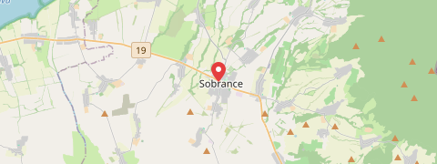 Mapa mesta Sobrance