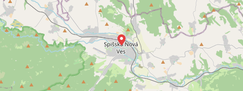 Mapa mesta Spišská Nová Ves