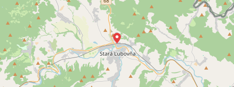 Mapa mesta Stará Ľubovňa