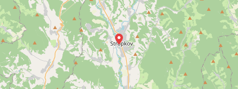 Mapa mesta Stropkov