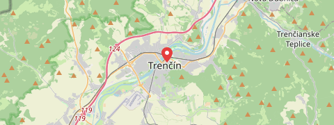 Mapa mesta Trenčín