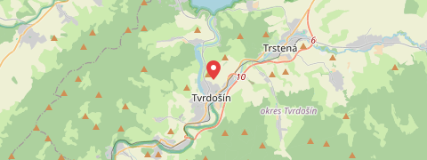 Mapa mesta Tvrdošín
