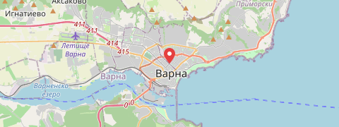 Mapa mesta Varna