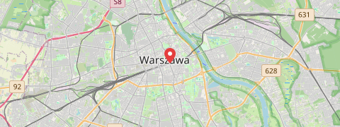 Mapa mesta Varšava