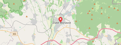 Mapa mesta Zlaté Moravce